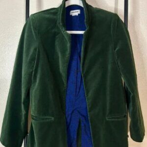 Zadig & Voltaire Volly Velours Velvet Jacket in Green Women’s Size 34 (XS)